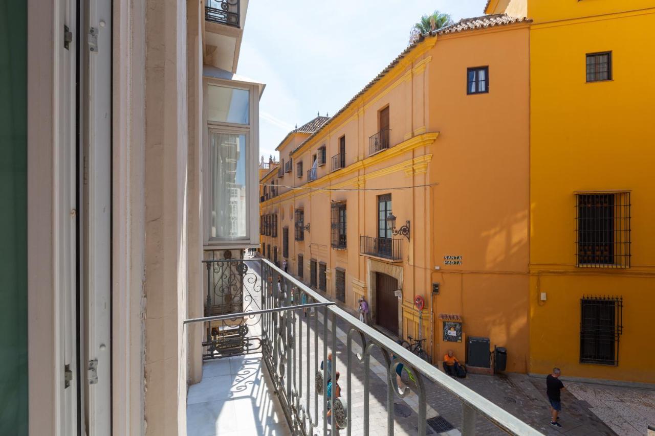 Luminoso Apartamento De Dos Habitaciones Con Vistas A Las Catedral Malaga Exterior photo